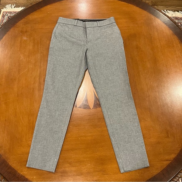 SOLD Banana Republic Petite Skinny Sloan Pant Dark Gray 0P Mid-Rise Bi-Stretch - Picture 3 of 16